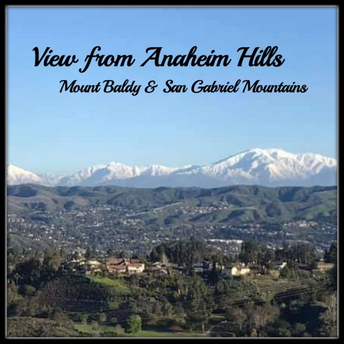 View from Anaheim Hills Hideaway