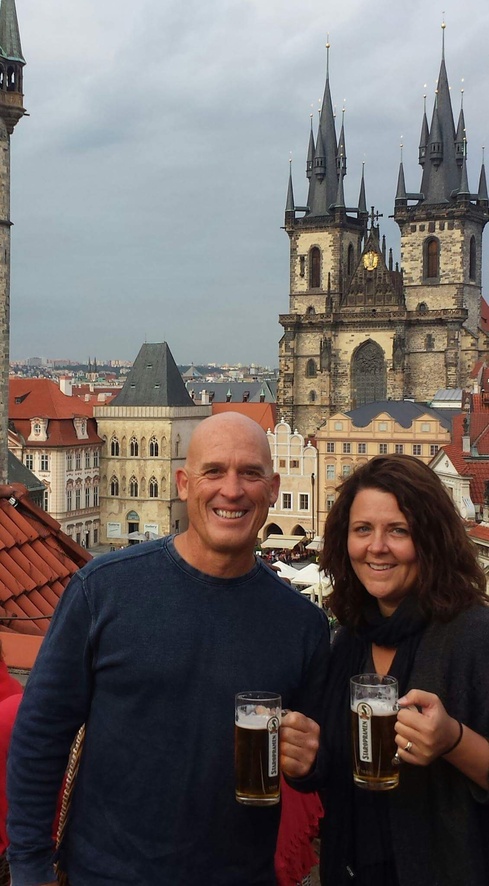 Jeff and Jenn in Prague